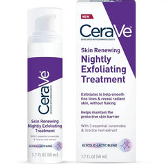 CeraVe Skin Renewing Nightly Exfoliating Treatment 50ml - (Canada) - ShopXonline