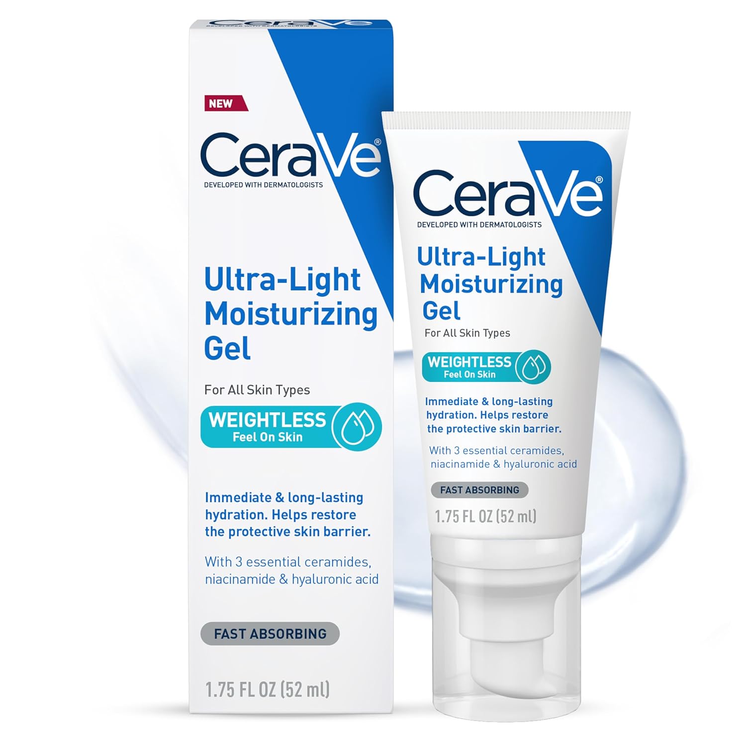 cerave ultra light moisturizing gel 400ml - ShopXonline