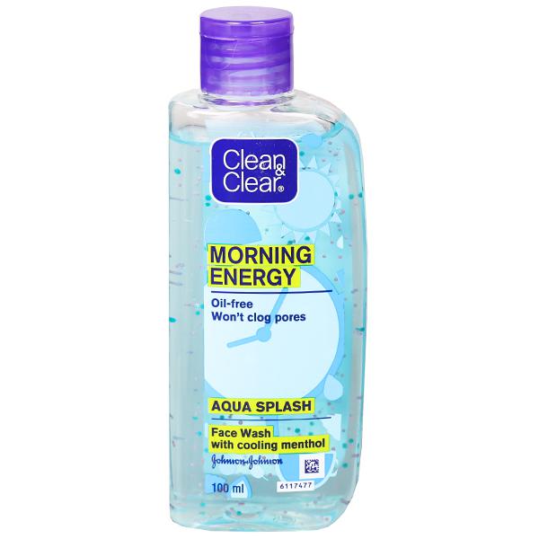 Clean and Clear Morning Energy Aqua Splash Face Wash - 100ml - ShopXonline
