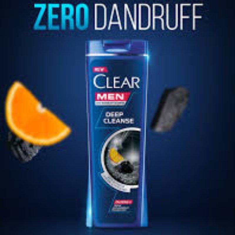 Clear Men Deep Cleanse Charcoal & Citrus Peel Shampoo 80ml - ShopXonline
