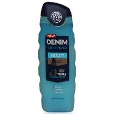 Denim Performance Vitality Triple Revitalising Body & Facewash 400ml - ShopXonline