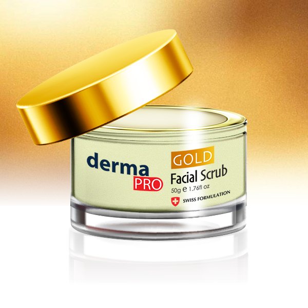 Derma Pro Gold Facial Scrub 50g - ShopXonline