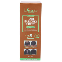 Disaar Hair Care Hair Building Fibers For Men & Women Natural Brown 22g - ShopXonline