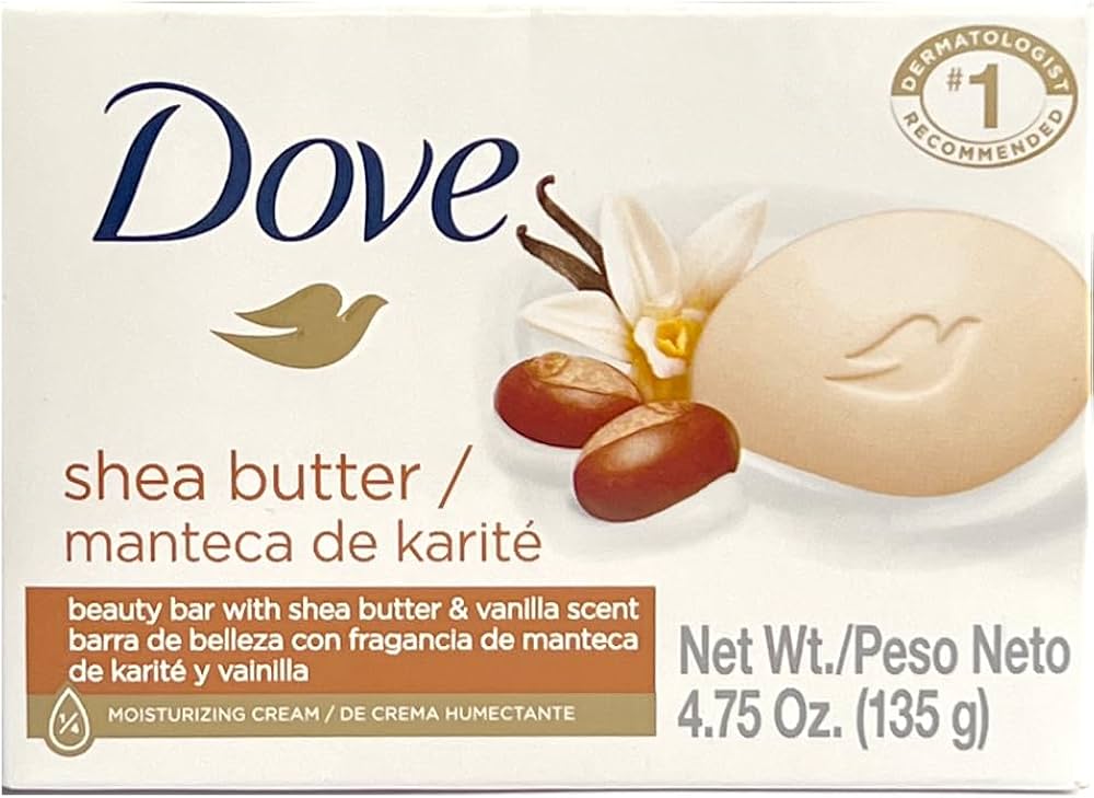 Dove Beauty Bar with Shea Butter & Vanilla Scent - 135g - ShopXonline