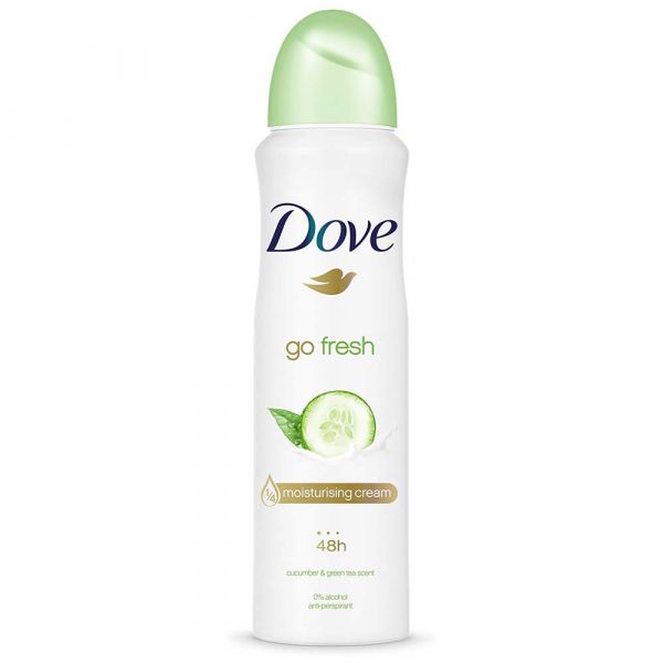 Dove Go Fresh Moisturising Cream Cucumber & Green Tea Scent Anti Perspirant Spray - 250ml - ShopXonline