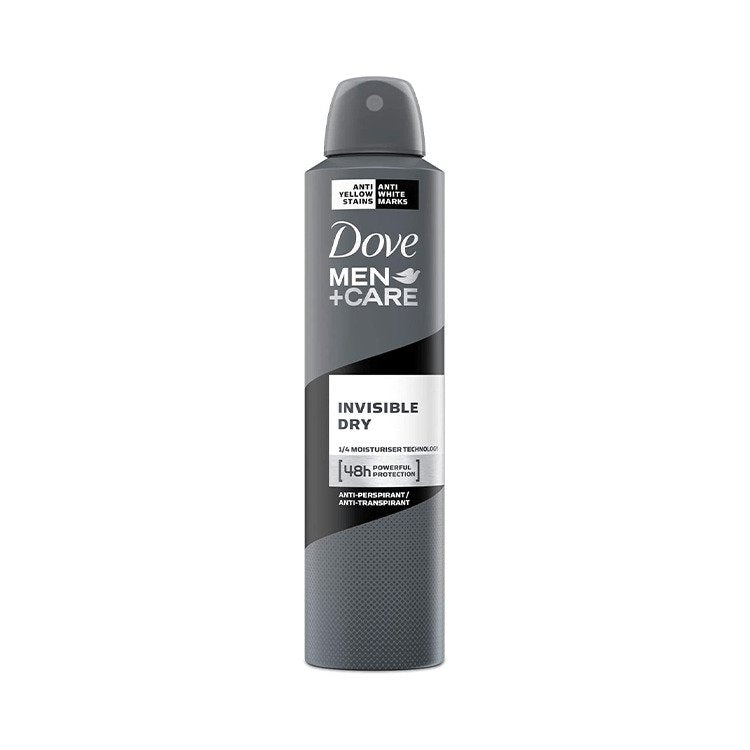 Dove Men+Care Invisible Dry Body Spray - 250ml - ShopXonline