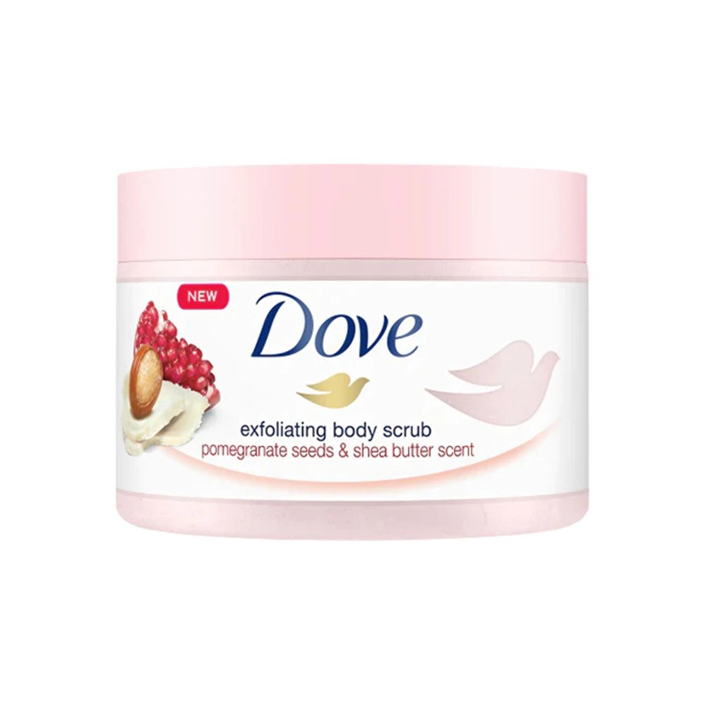Dove Pomegranate Seed And Shea Butter Body Scrub - 225ml - ShopXonline