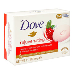 Dove Rejuvenating Beauty Cream Bar With Pomegranate & Hibiscus Tea, 90g - ShopXonline