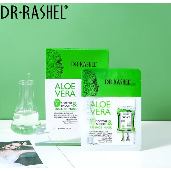 Dr. Rashel Aloe Vera Soothe & Smooth Essence mask 25g - ShopXonline