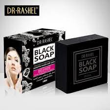 Dr. Rashel Collagen And Charcoal Black Soap - 100g - ShopXonline