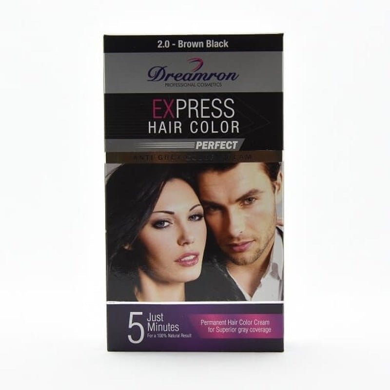 Dreamron Express Hair Color Brown Black 2.0 - 30ml - ShopXonline