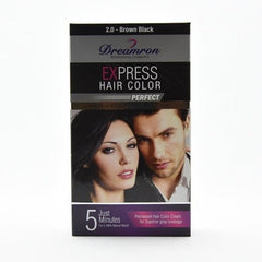 Dreamron Express Hair Color Brown Black 2.0 - 30ml - ShopXonline