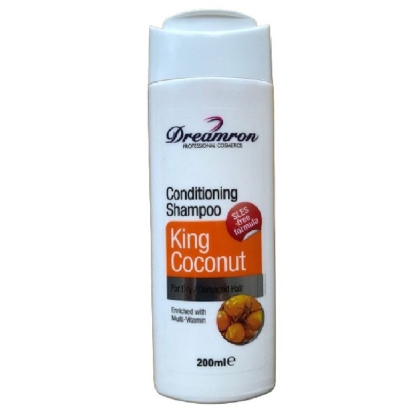 Dreamron King Coconut Conditioning Shampoo (SLES Free Formula) 200ml - ShopXonline