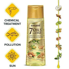 Emami 7 oils in one non sticky hair oil 100ml - ShopXonline