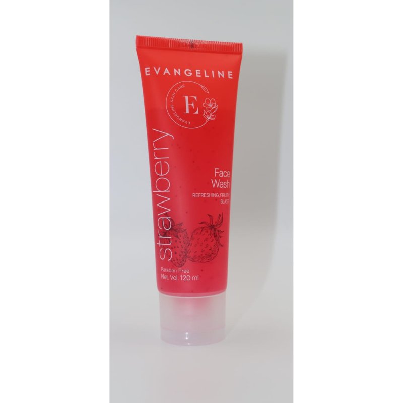 Evangeline Strawberry Face Wash - 120ml - ShopXonline