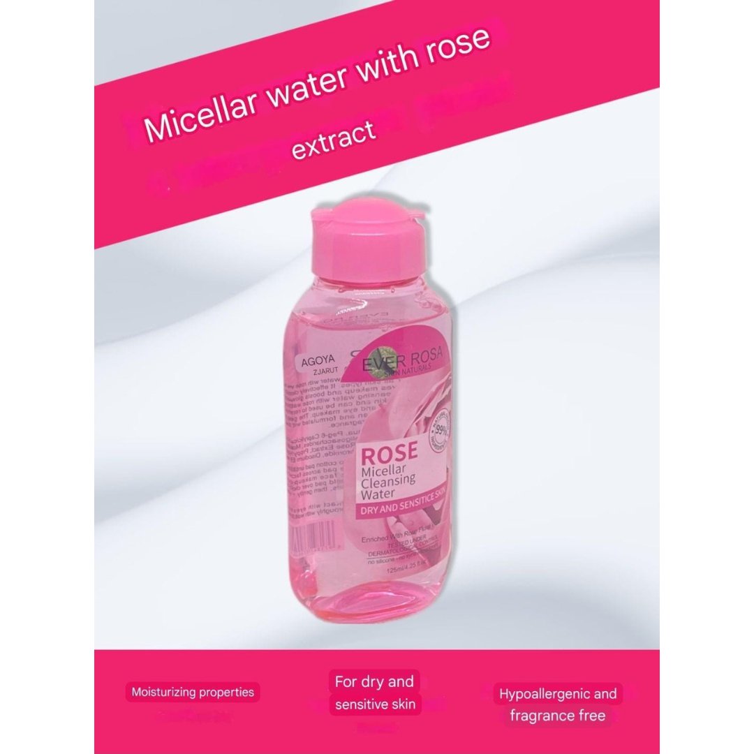 Ever Rosa Rose Micellar Cleansing Water 125ml - ShopXonline
