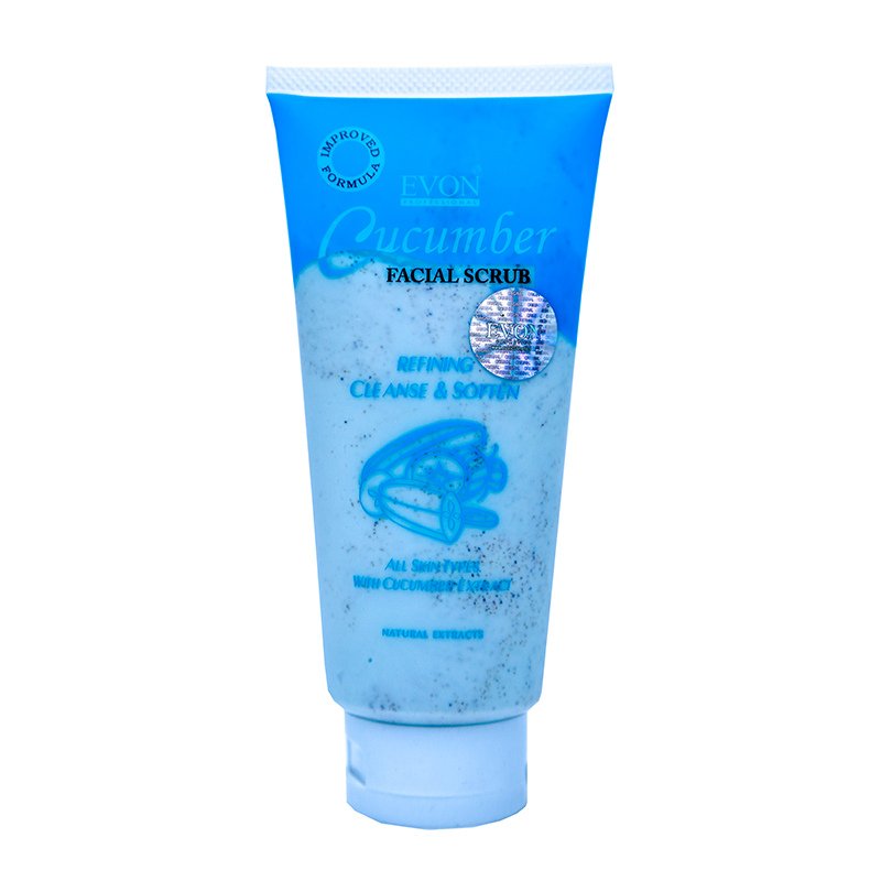 Evon Cucumber Facial Scrub - 180ml - ShopXonline