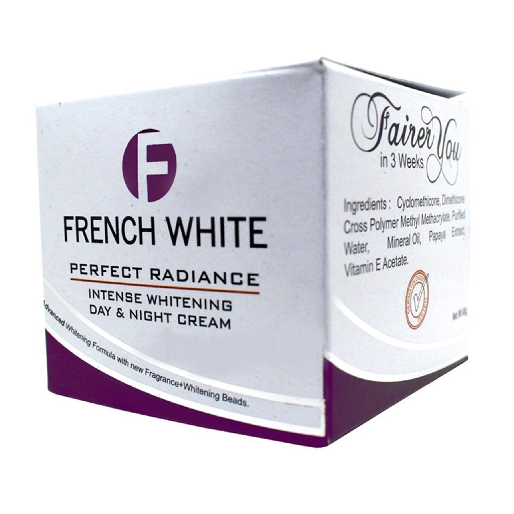 French White Perfect Radiance Intense Day & Night Cream 48g - ShopXonline