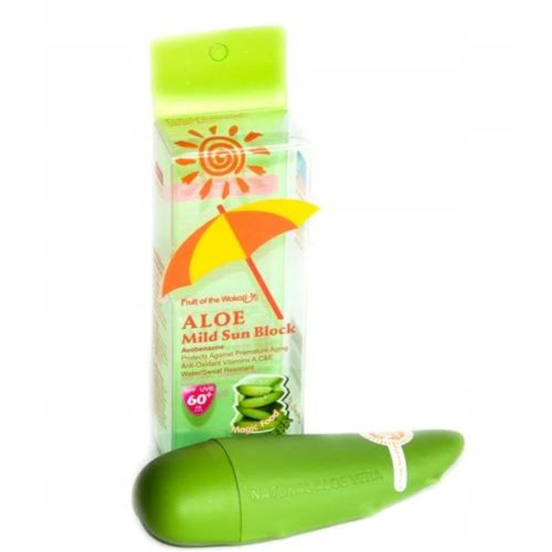Fruit Of The Wokail Aloe Mild Sun Block SPF/UVB 90+ - 50ml - ShopXonline