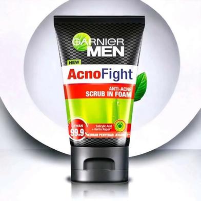 Garnier Acno Fight Anti Acne Scrub In Foam - 100ml - ShopXonline