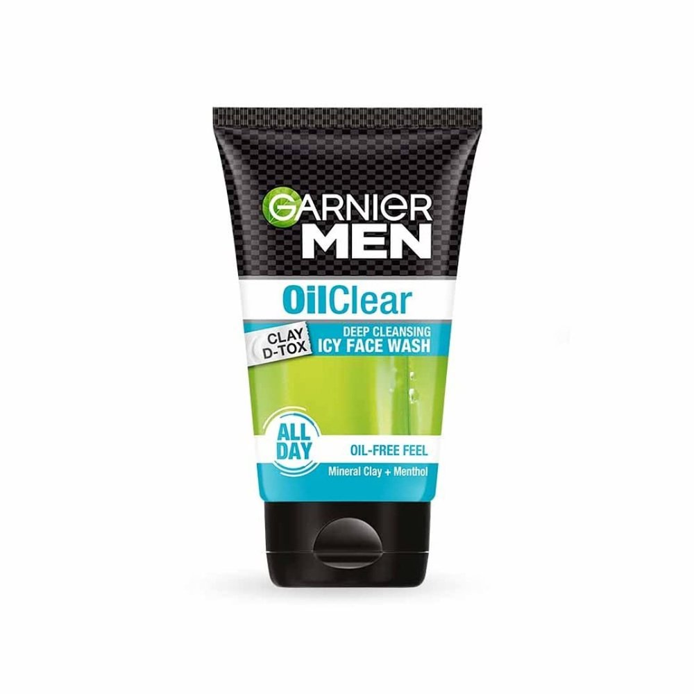 Garnier Men Oil Clear Icy Face Wash - 100g - ShopXonline