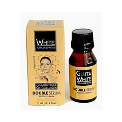 Gluta White Double Whitening Serum Gutathione & Collagen Actives - 60ml - ShopXonline