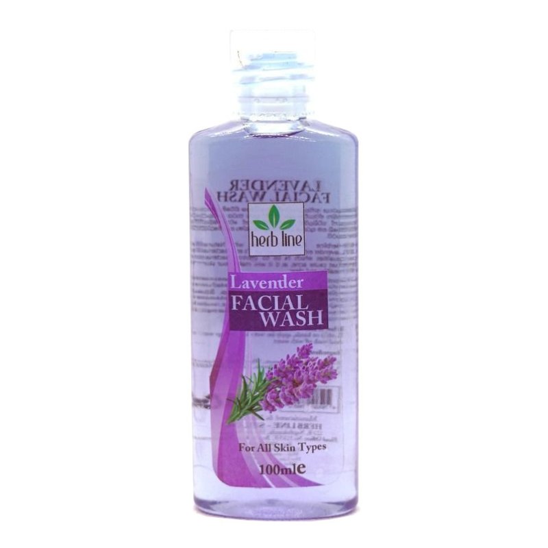 Herb Line Lavender Facial Wash - 100ml - ShopXonline