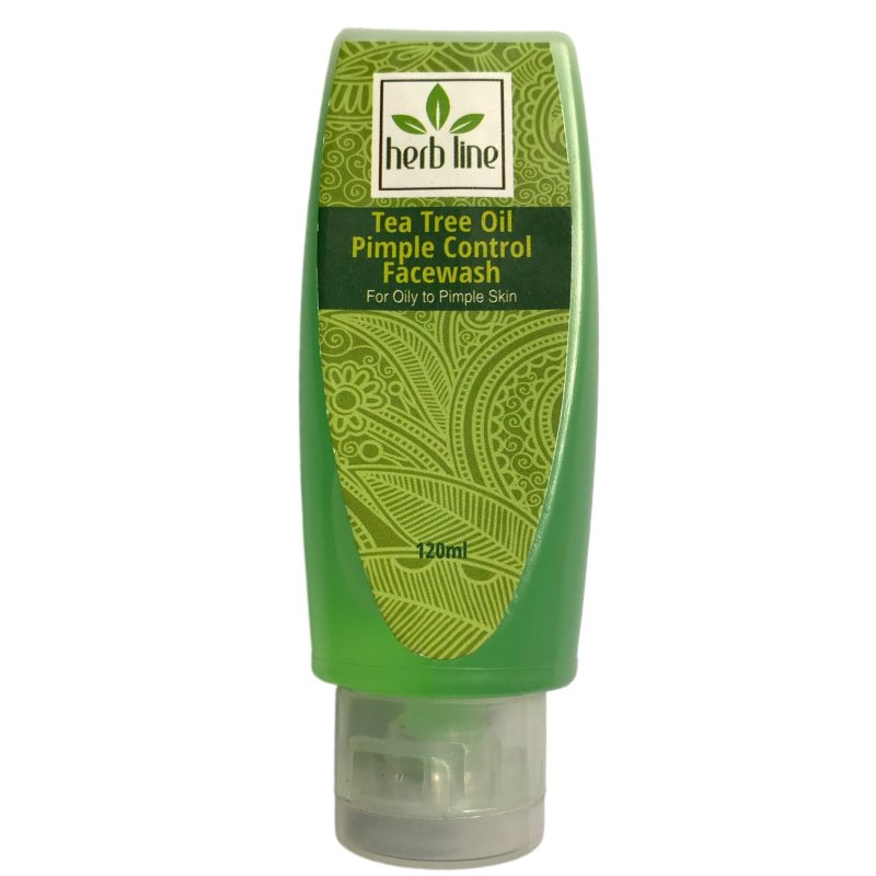 Herb Line Tea Tree oil Pimple Control Face Wash - 120ml - ShopXonline
