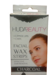 Huda Beauty Facial Wax Strips Charcoal - 20 Strips - ShopXonline