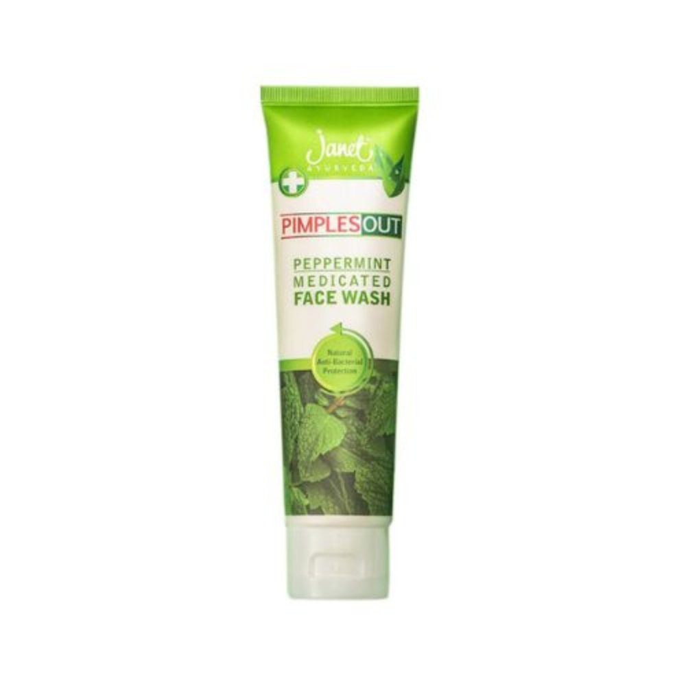 Janet Pimples Out Peppermint Medicated Face Wash - 50ml - ShopXonline