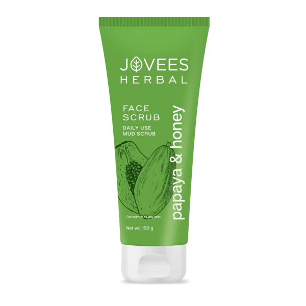 Jovees Herbal Face Scrub Papaya And Honey - 50g - ShopXonline
