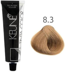 Keune Light Gold Blond 8.3 Hair Color - 60ml - ShopXonline
