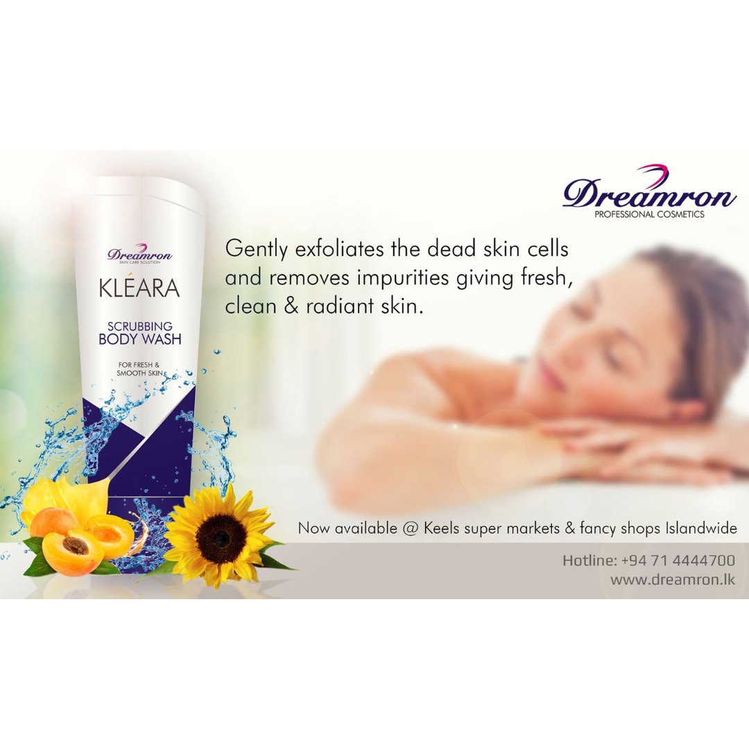 Kleara Scrubbing Body Wash 200ml - ShopXonline