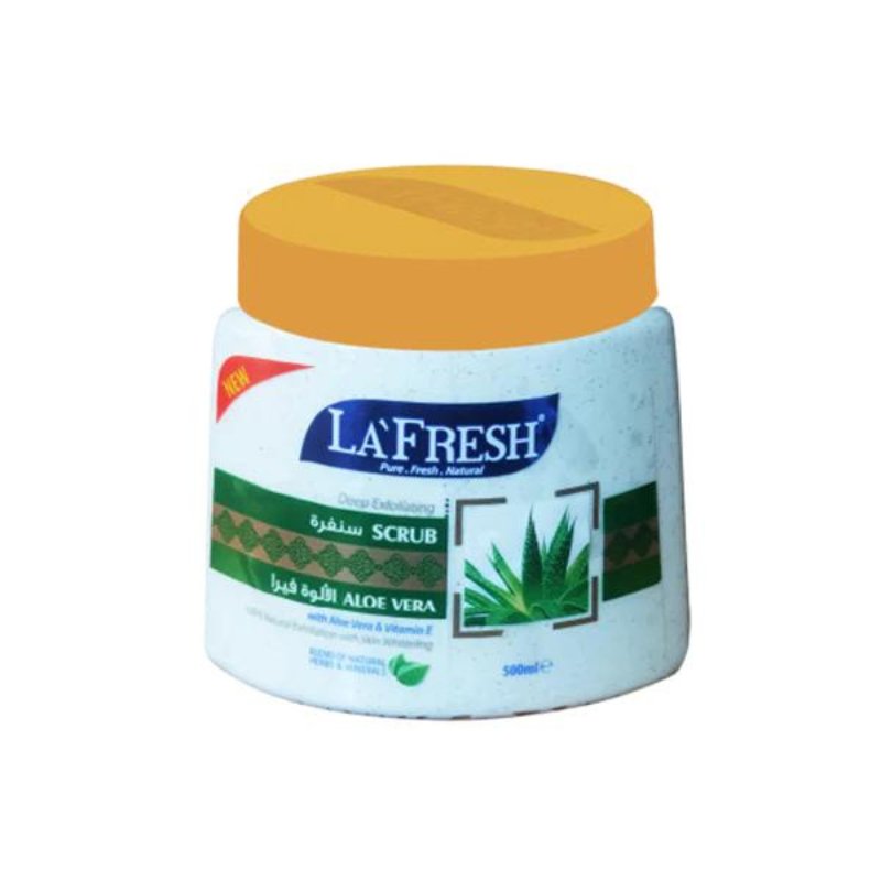 La Fresh Aloe Vera Face And Body Scrub - 500ml - ShopXonline