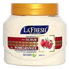 La'Fresh Pomegranate Face and Body Scrub - 500ml - ShopXonline