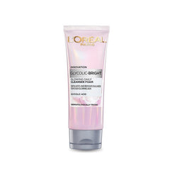 Loreal Glycolic Bright Glowing Cleanser Foam - 100ml - ShopXonline