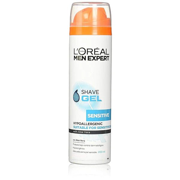 L'Oreal men Expert Hydra Sensitive Shaving Gel 200ml - ShopXonline