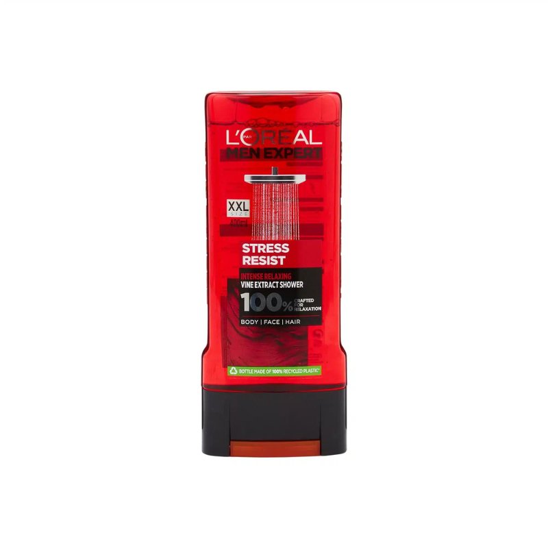 Loreal Men Stress Resist Shower Gel - 300ml - ShopXonline