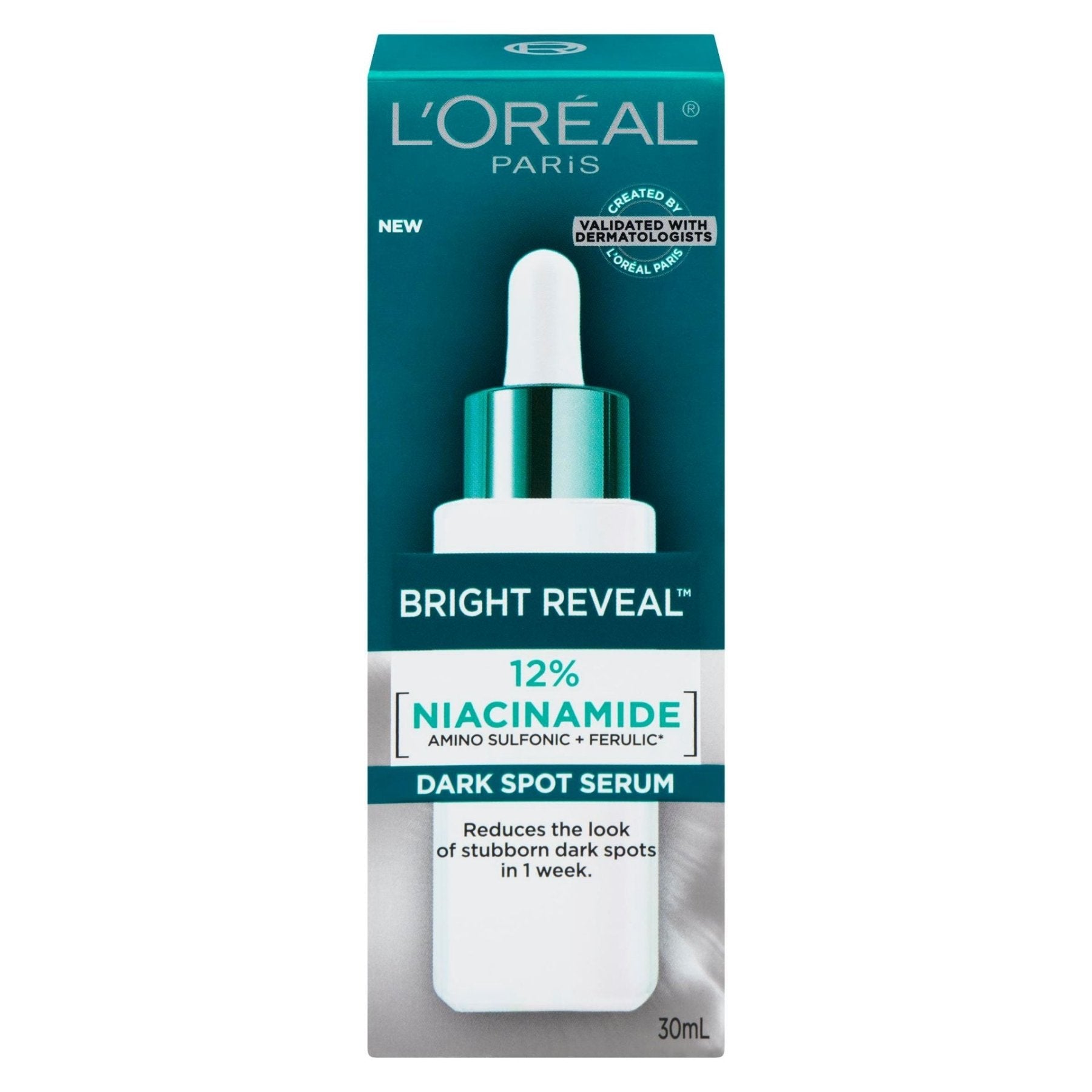 L'Oréal Paris Bright Reveal 12% Niacinamide Dark Spot Serum - ShopXonline