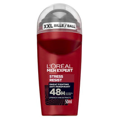 L'Oreal Paris Men Expert Stress Resist Roll - On Deodorant 48h, 50ml - ShopXonline