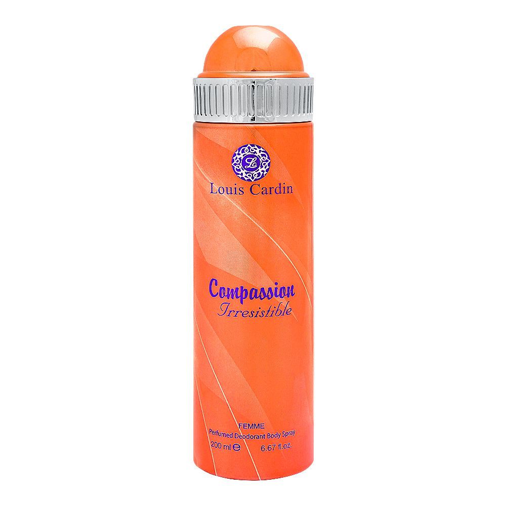 louis cardin compassion irresistible deo spray 200ml - ShopXonline