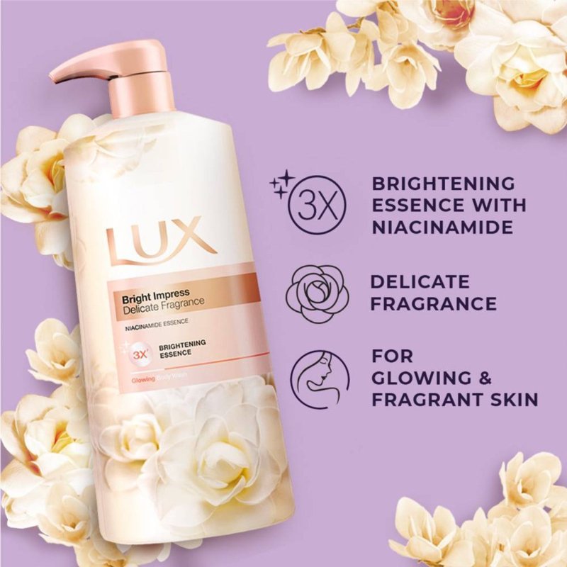 Lux Bright Camellia Delicate Fragrance Body Wash 500ml - ShopXonline