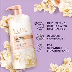 Lux Bright Camellia Delicate Fragrance Body Wash 500ml - ShopXonline