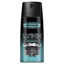 Lynx Movember All Day Fresh Deodrant Body Spray - 155ml - ShopXonline