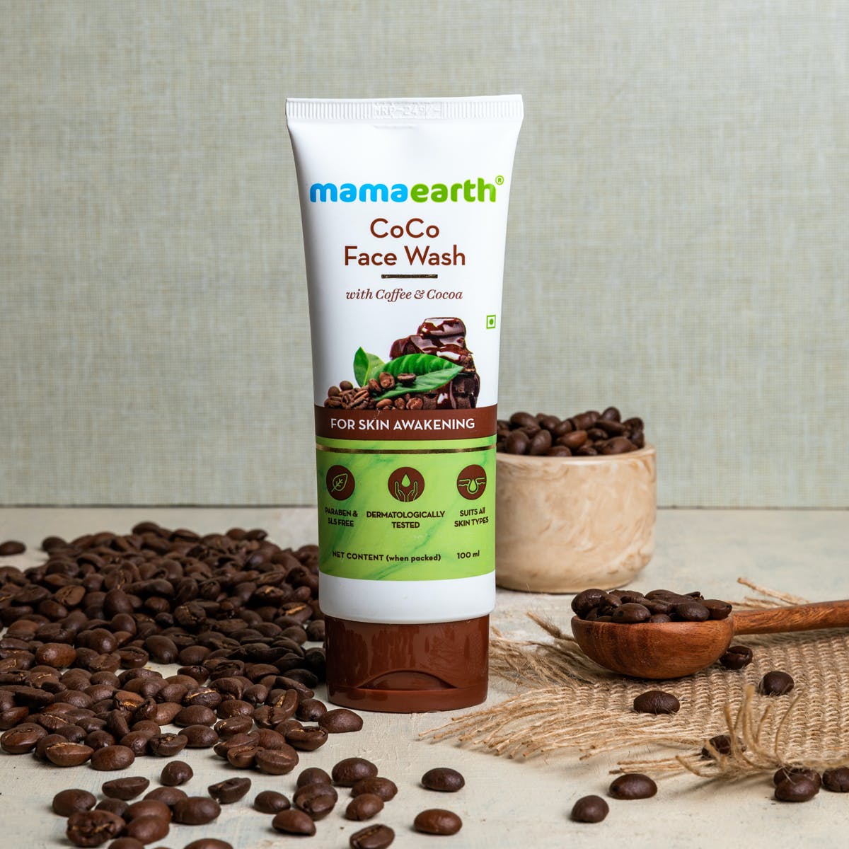 Mama Earth Coco Face Wash - 100ml - ShopXonline