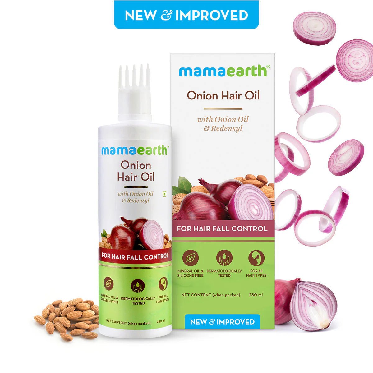 Mama Earth Onion Hair Oil - 150ml - ShopXonline