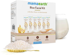 Mamaearth Rice Facial Kit With Rice Water & Niacinamide for Glass Skin - ShopXonline