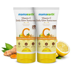 Mamaearth Vitamin C Daily Glow Sunscreen Spf 50 Pa+++ - 50g - ShopXonline