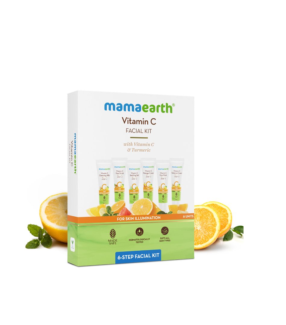 Mamaearth Vitamin C Facial Kit - 10g*6 - ShopXonline