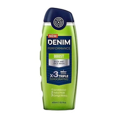 New Denim Performance Boost Body & Face Wash - 400 ml - ShopXonline